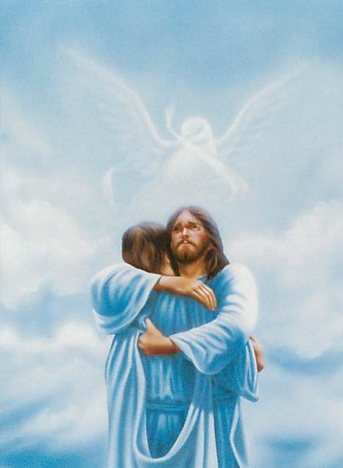 Jesus Welcomes an Angel